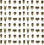 WOCRAFT 60pcs Antique Gold Bails Charms Bracelet Charms by WOCRAFT