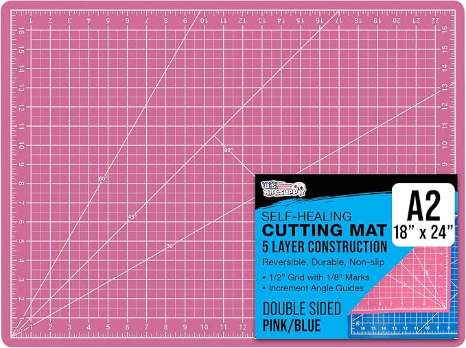 U.S. Art Supply 18" x 24" Self-Healing Cutting Mat 5-Ply by USArtSupply