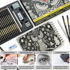 MARTCOLOR 26 Pcs Drawing Sketching Pencil Set, Graphite Pencils | Charcoal - Image 5