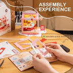 DIY Mini House Building Miniature Kit Milkbox, Miniverse Lifestyle Bookshelf - Image 3