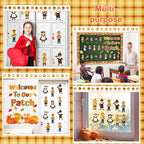 gisgfim 80Pcs Fall Scarecrow Cutouts Fall Thanksgiving Decorations Bulletin - Image 6