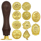 Wax Seal Stamp Kit, DIY Crafts, Greeting Cards, Gift Decoration by Unknown