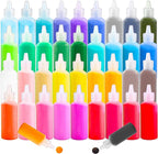 Niurewan 38 PCS Sand Art, 1.25oz Colored Sand Art Bottles, Sand Arts and Crafts by Niurewan