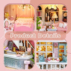Flever Dollhouse Miniature DIY House Kit Creative Room - Image 3