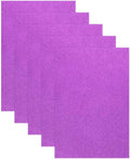 MECCANIXITY 5 Sheets Purple Shiny Foam Sheets, 8 Inch x 12 Inch Sparkle EVA by MECCANIXITY