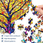 Tree of Life Mosaic Puzzles for Adults 1000 Pieces, Challenging Jigsaw Puzzles - Image 3