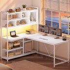 SEDETA L Shaped Computer Desk, L Shaped Corner Desk - Image 3