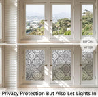 DKTIE Geometric Line Frosted Glass Window Film Door Window Covering Day and - Image 5
