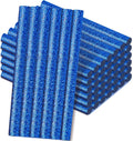 Manarty Glitter Sapphire Blue Hot Glue Stick, Adhesive EVA Glue Sticks by Manarty
