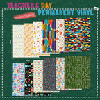 Tintnut School Permanent Vinyl Teachers Adhesive Vinyl 10 Sheets 12x10in | - Image 2
