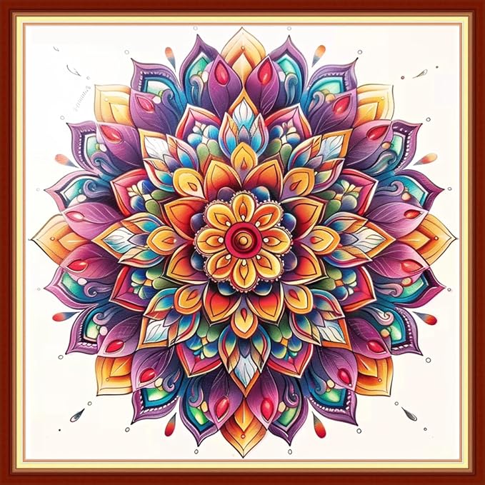 Magxvouy Cross Stitch Kits Stamped Full Range of Embroidery Kits, Cross Stitch by MagxvouyCrossStitchKits