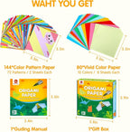 Mocoosy 224 Sheets Origami Paper Kit - Image 2