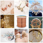 328 Feet Tarnish Resistant Copper Wires 26 Gauge Jewelry Craft Wires Beading - Image 3