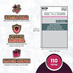 Sleeve Kings Standard Card Sleeves – 110 Count, Large Size, Compatible - Image 4