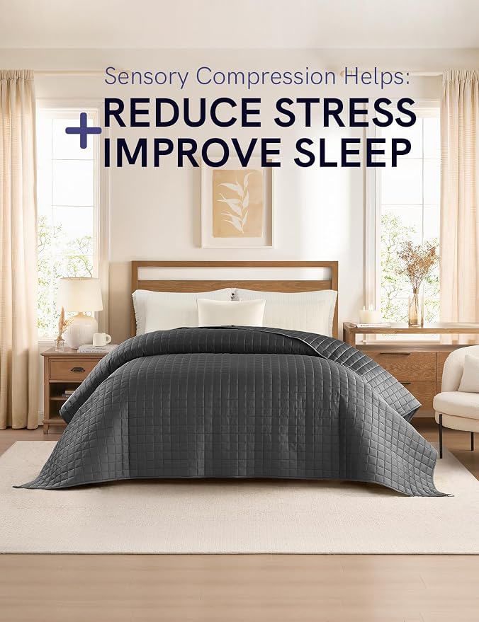 YnM Exclusive Cooling Weighted Blanket, Smallest Compartments - Image 3