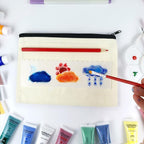 Koolmox Canvas Makeup Bags, Canvas Zipper Pouch Bulk, 40 Pack 9x7'' Large - Image 6