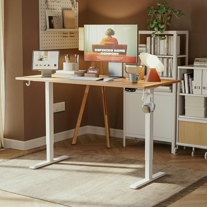 Agilestic Electric Standing Desk, 63 x 24 Inches Height Adjustable Desk - Image 9