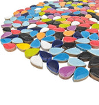 1.1lb Ceramic Mosaic Tiles, Mixed Colour Ceramic Mosaic Pieces - Image 9