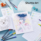 Shuttle Art Fineliner Colored Pens, 100 Colors 0.38mm Fine Point Pens - Image 4