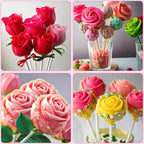 Mity rain 3D Rose Cake Pop Mold - Image 2
