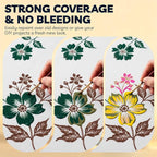 10 Colors Fabric Paint for Clothes, Non-Toxic & Permanent, Washer Safe Soft - Image 5