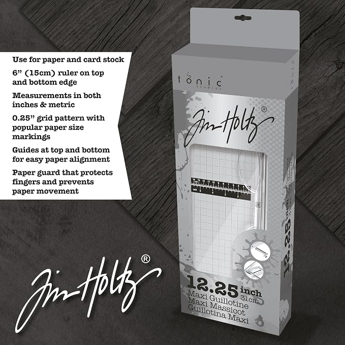 Tonic Studios Tim Holtz 12.25" Maxi Guillotine Paper Cutter - Image 4