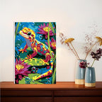 Lxmsja Colorful Gecko Paint by Numbers Kit - Image 2