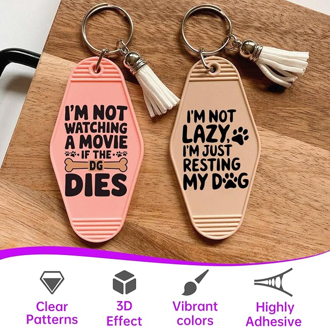 48PCS UV DTF Stickers Dog Quotes Transfer Sticker - Image 4