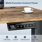 DUMOS 63 Inch Electric Standing Desk Height Adjustable, Sit to Stand Computer - Image 5