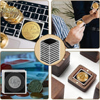 80 Pcs Adjustable Acrylic Coin Holder, Coin Collection Cases - Image 7