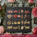 Sistenia Pink Heart Love Charms - Image 6