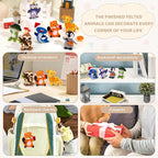 OEHPICC Needle Felting Starter Kit, 7 Cute Buddy Wool Felting Kit, Animal Felt - Image 7