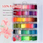 QCZKB Friendship Bracelet String 102 Skeins Fashionable Rainbow Color - Image 6