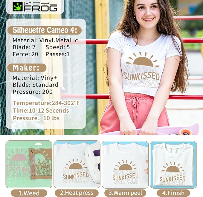 VINYL FROG Camel Heat Transfer Vinyl Roll 12" x5ft Matte HTV Vinyl | Camel Iron - Image 4