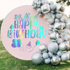 WRAPXPERT Holographic Vinyl, Rainbow Silver Adhesvie Roll - Image 2