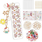 100 Pcs Book Acrylic Bookmark Blanks Thicken 6 DIY Bookmark Making 8 Book UV by HOMAR