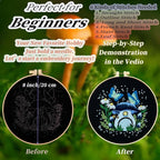 FONNUY Crewel Embroidery Kit for Beginners, Pre-Stamped Pattern Kits for Adults - Image 2