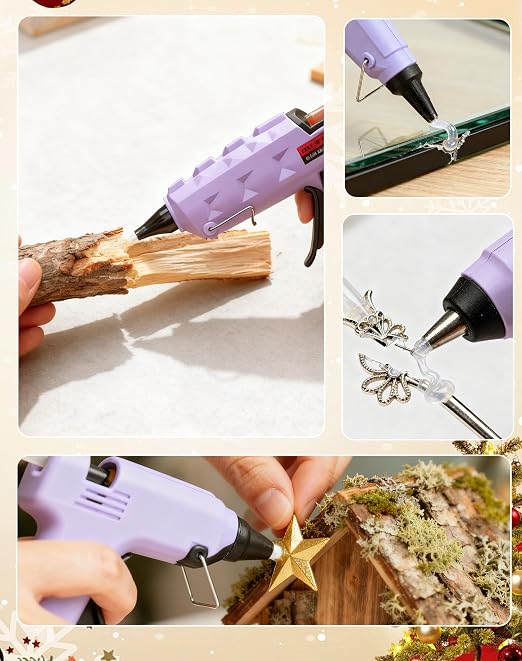 Mini Size Hot Glue Sticks, 5.9'' x 0.27" Clear Glue Gun Sticks | Perfect - Image 7