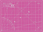 Elan Cutting Mat A4 Pink & Purple, Self Healing Cutting Mat 9x12 Inch, 5-Ply by Elan