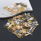 WOCRAFT 100pcs Sewings Charms for Jewelry Making Assorted Jewelry Bangle - Image 2