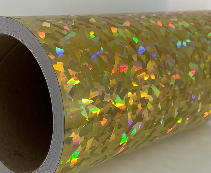 Holographic Crystal Sign Vinyl, HOLOCRYSTAL self-Adhesive Plastic by Paper+Street+Plastics