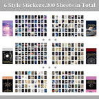 600 Pieces Washi Sticker Set, 12 Set Scrapbooking Diary Planner Album Diary - Image 4