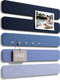 Fluxynara Cork Board Alternative Felt Strip Board 5-Pack 13"x2", Office Pin by FLUXYNARA