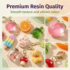 KJML DIY Cute Keychain Charms Bulk 30pcs Pendant Bracelet Charms - Image 7