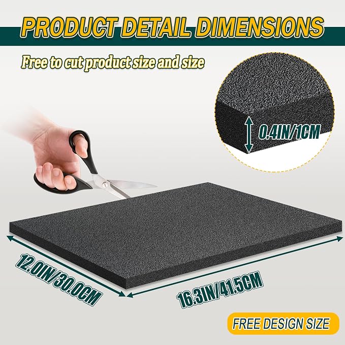 Polyethylene Foam Pads for Packing Foam Sheets Black Cuttable High Density - Image 2