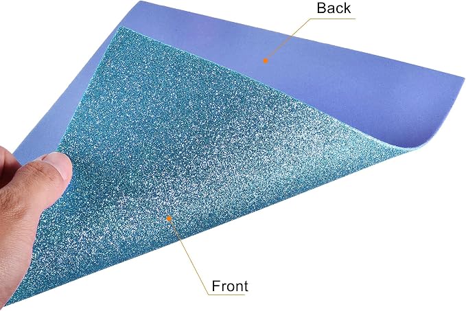 uxcell Blue Shiny EVA Foam Sheets 11 x 8 Inch 2mm Thick - Image 4