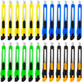 24-Pack Retractable Box Cutter | 9mm Snap-Off Blades by TIFICAL