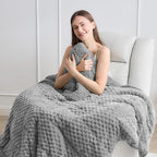 Wemore Fleece Weighted Blanket for Adults, Dual Sided Cozy Soft Sherpa Heavy by WemoreDirect