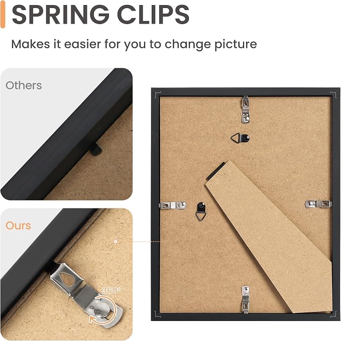 upsimples 10 Pack Picture Frames Collage Wall Decor - Image 6