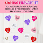 90 Pieces Heart Cutouts Paper Hearts Heart Shape Cards 5.5 Inches Large - Image 4